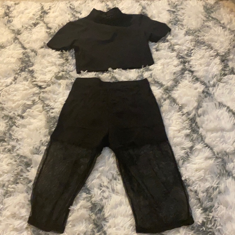 Fashion nova biker set